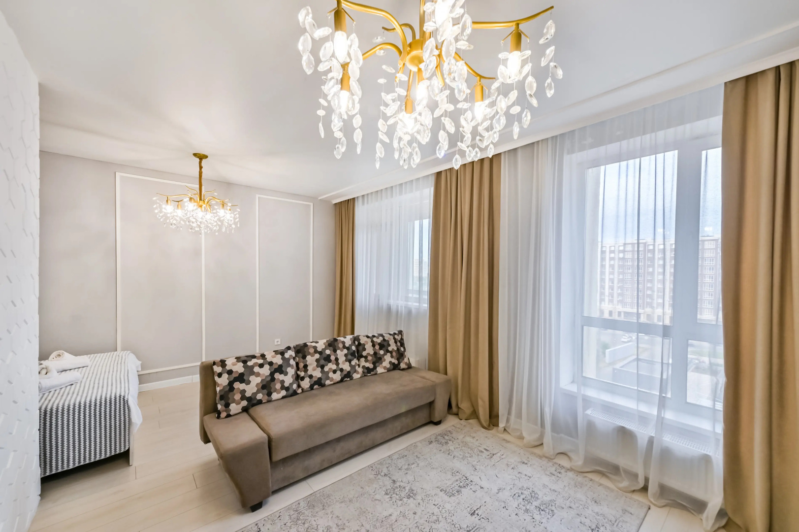 Апартаменты Однокомнатная возле Триумфальной Арки Мангилик Ел