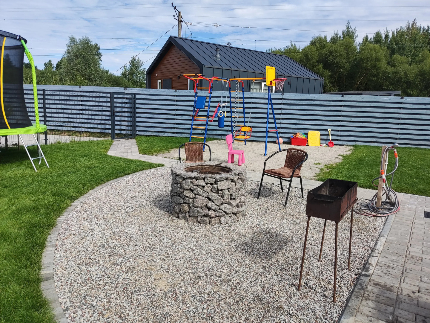 Частный дом 50 с Террасой и Мангальной Зоной