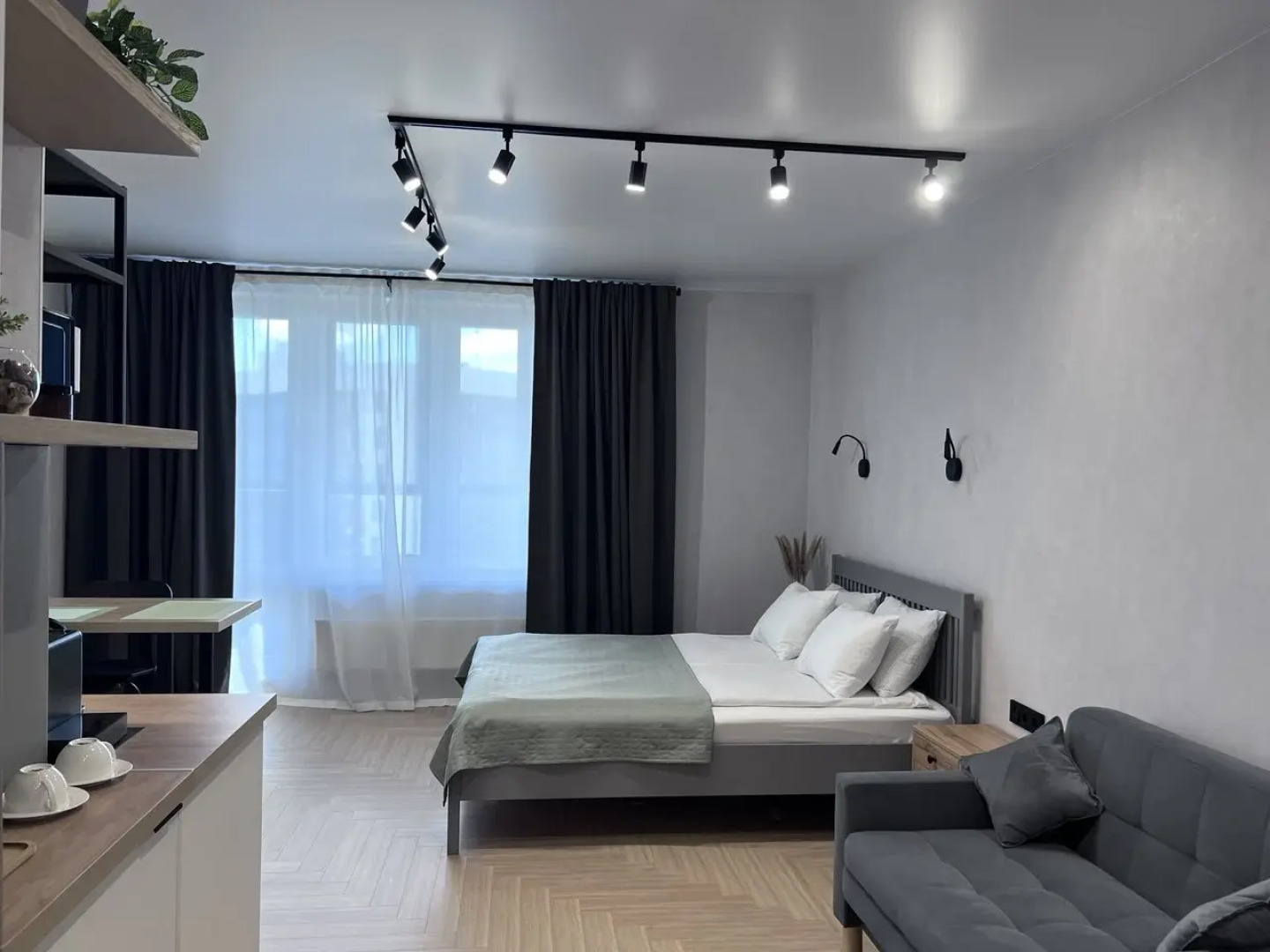 Квартира Стильная новая студия рядом с метро