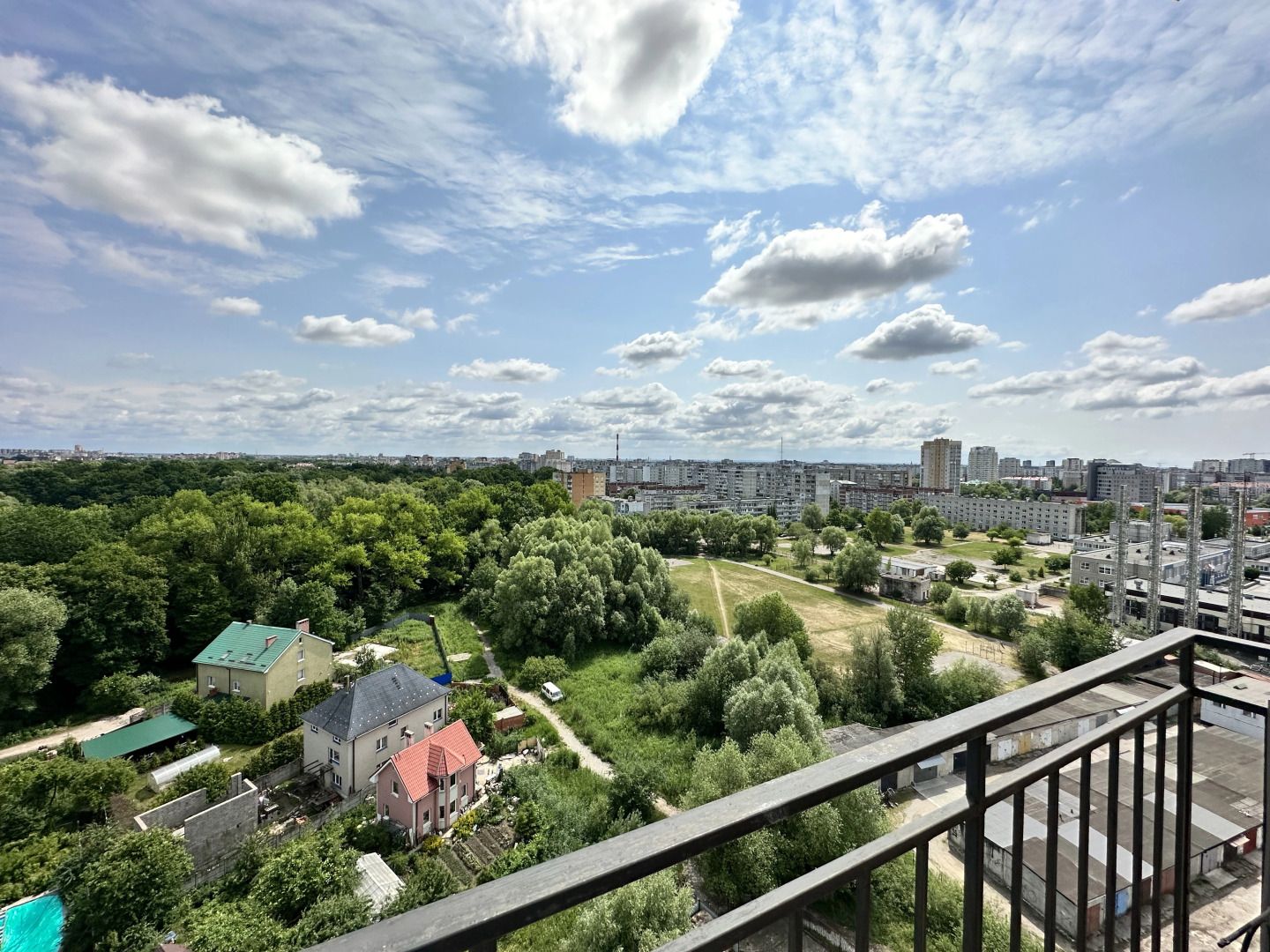 Квартира Студия с Видом на Парк