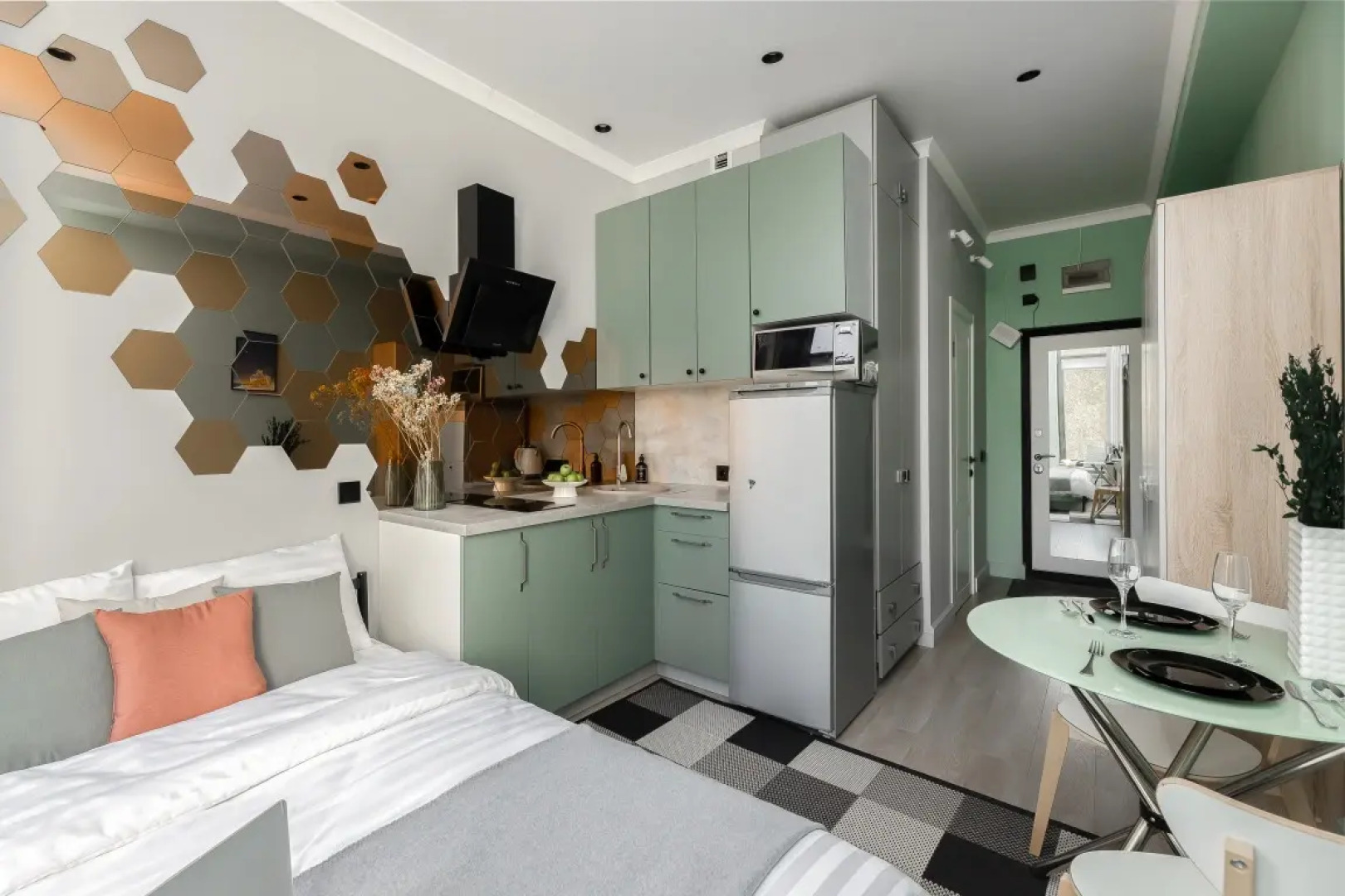 Апартаменты Уютные у Метро Проспект Вернадского 4