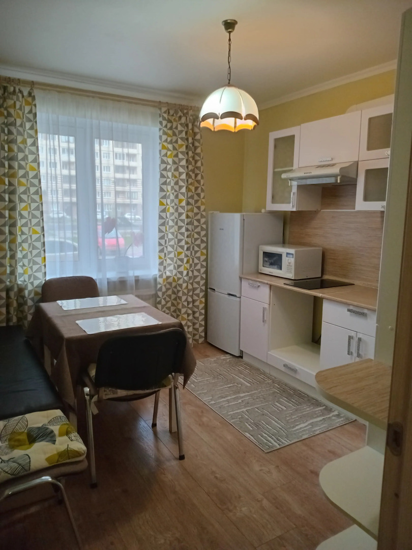 Апартаменты Уютная Однокомнатная Квартира Ленинградская обл. г. Мурино ул. Шоссе в Лаврики 59 корп.1