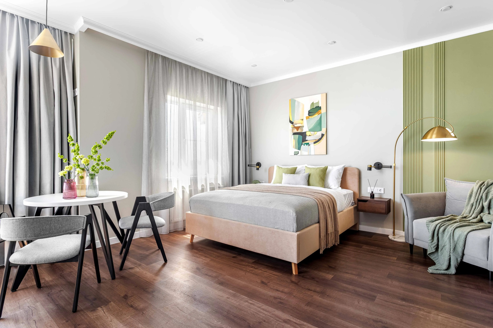 Апартаменты Оливковая студия с видом на море