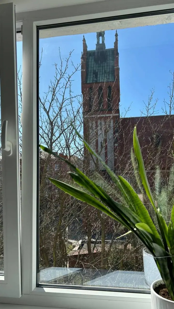 Квартира Стильная с Видом на Кирху Святого Семейства