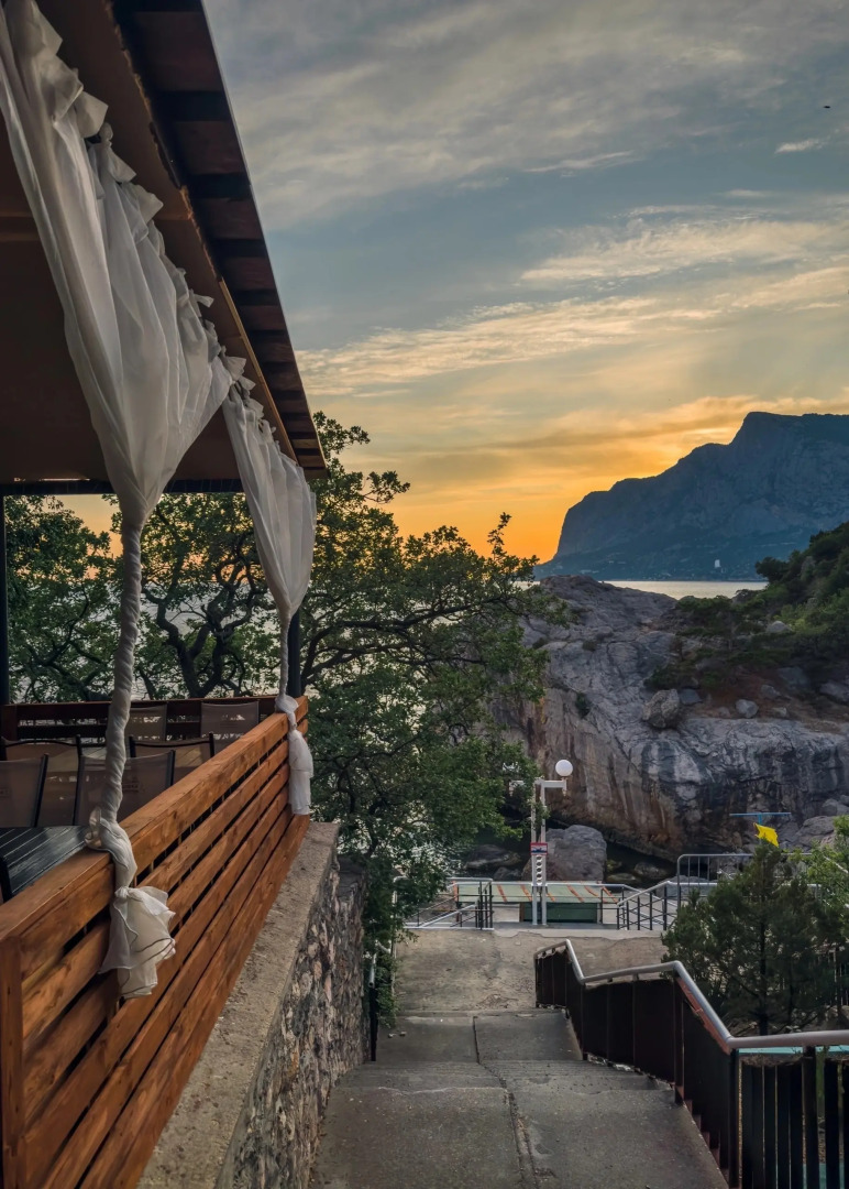 Апартаменты Студия в бухте Ласпи с видом на море