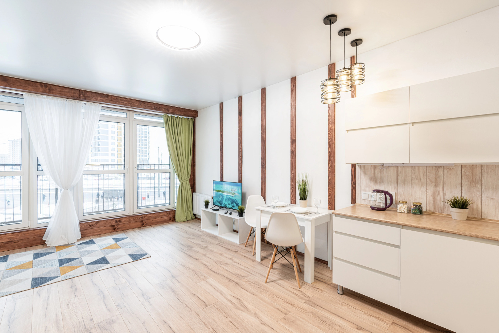 Апартаменты Новые с угловой ванной