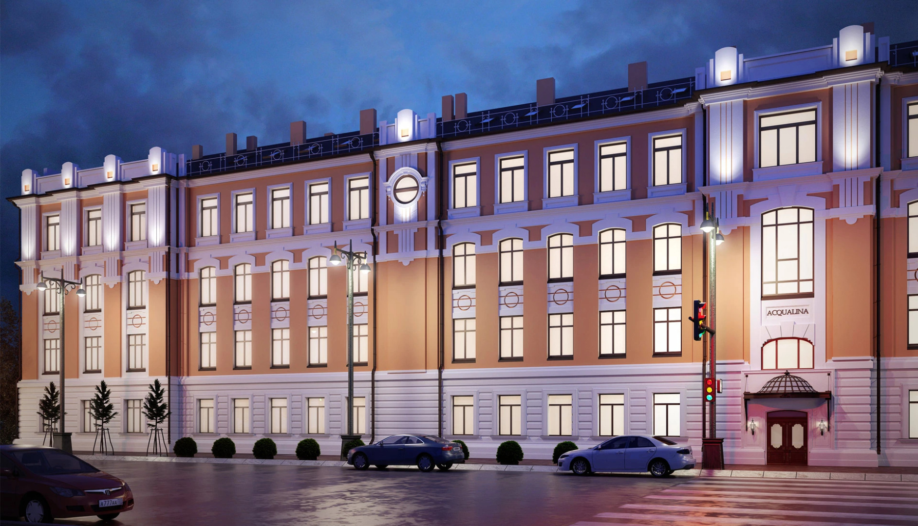 Квартира Студия Аквалин Ар-деко