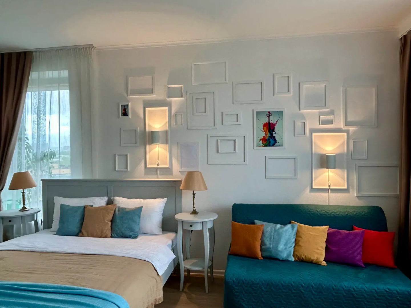 Апартаменты Акварели дизайнерские с видом на Останкино