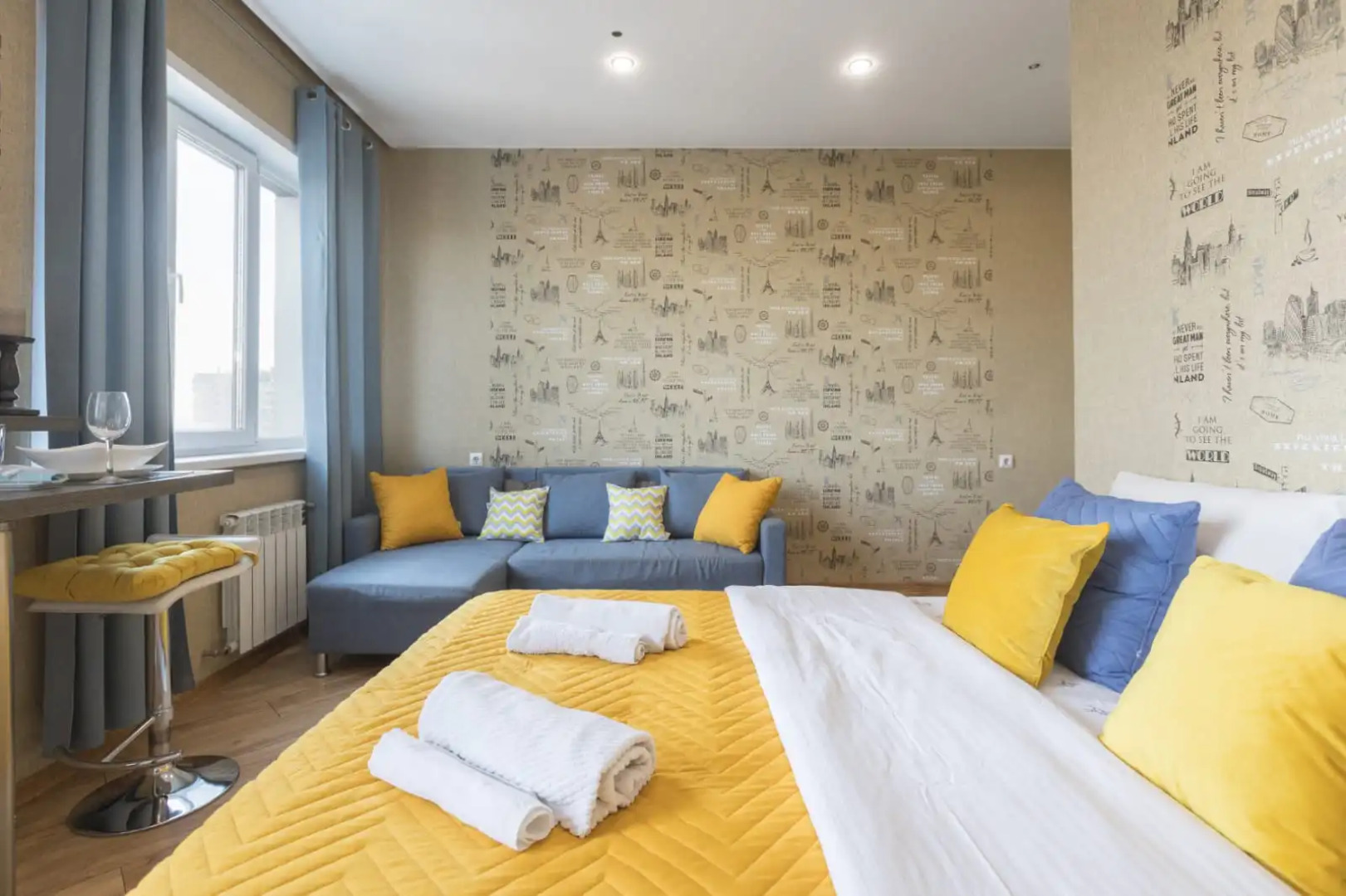 Квартира с видом на город