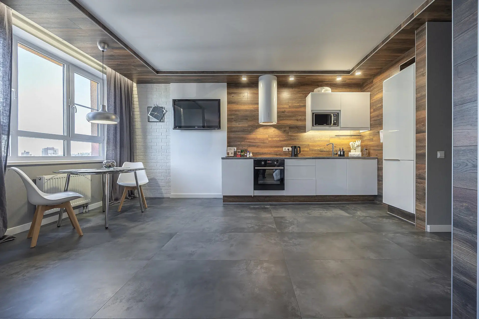 Квартира Студия в новом доме рядом с канатной дорогой