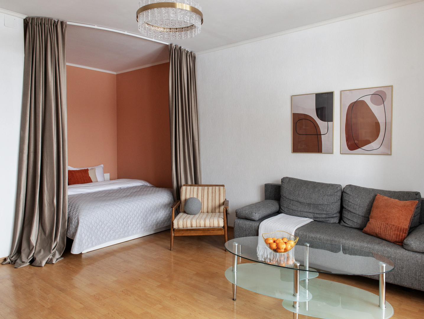 Апартаменты 1к Apart-Comfort на Октябрьской 33