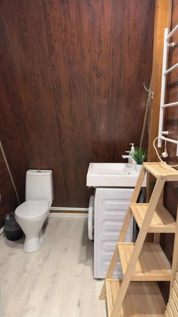 Шале А-фрейм Горный приют в эко стиле с потрясающим видом на горы Красной Поляны