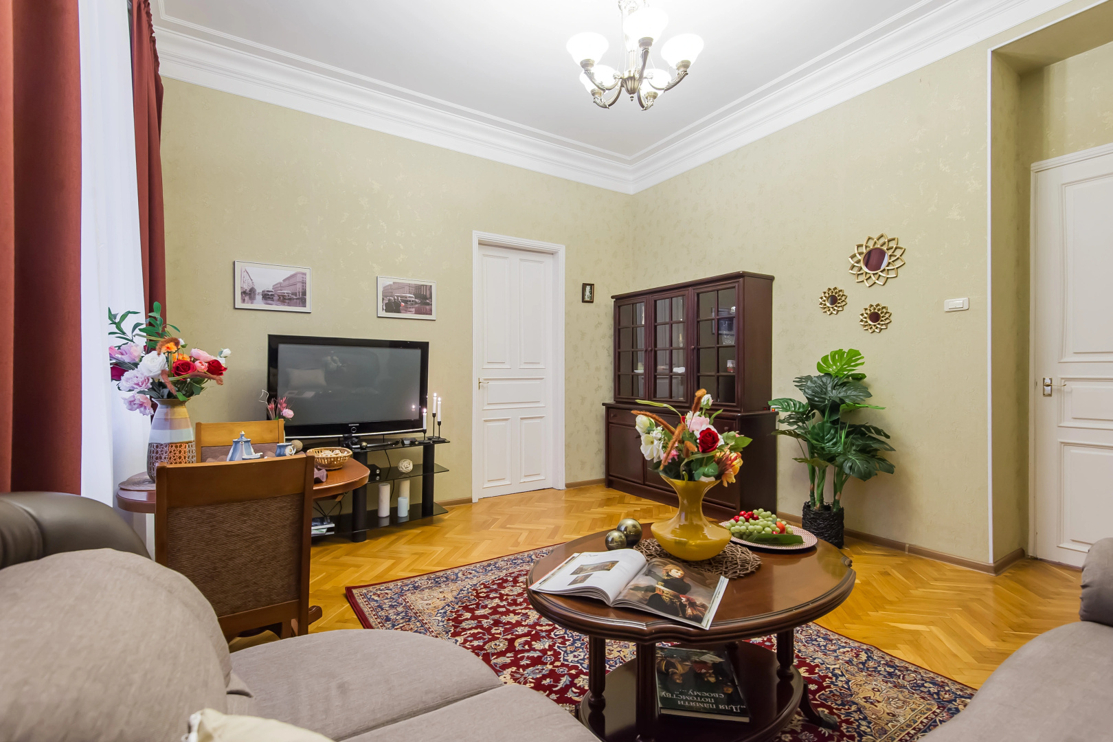 Квартира GM Apartments на Москва-реке с Видом на Набережную и Сталинскую высотку