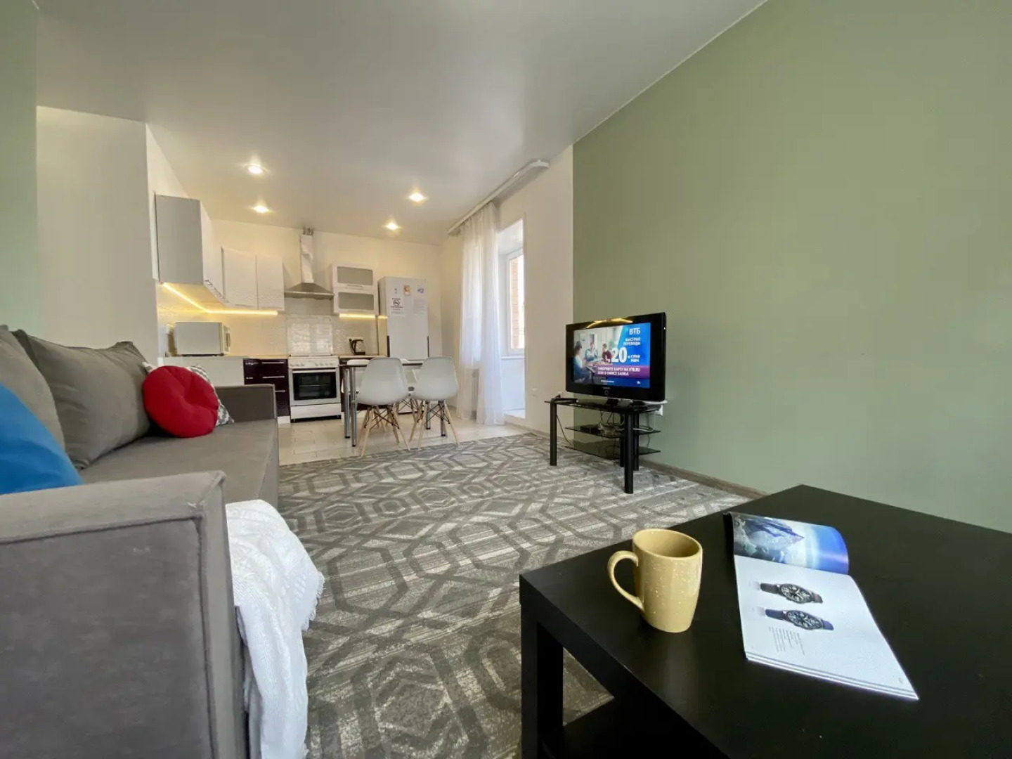 Квартира Евро 2-ком Депутатская 51-75 Иркутск Аэропорт КакДома