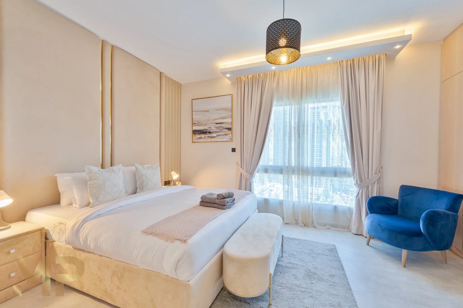 Апартаменты Marco Polo - Enjoy Marina views from a cozy 1BR in Dubai Marina