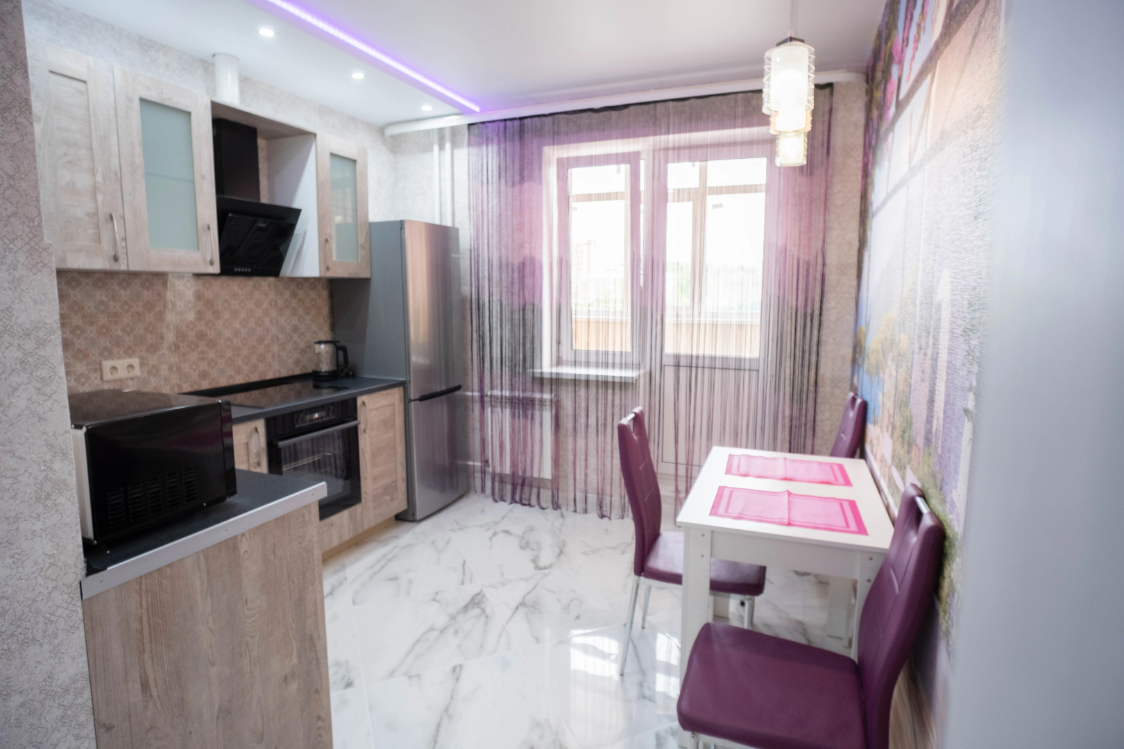 Апартаменты с уютным светлым ремонтом в новом доме