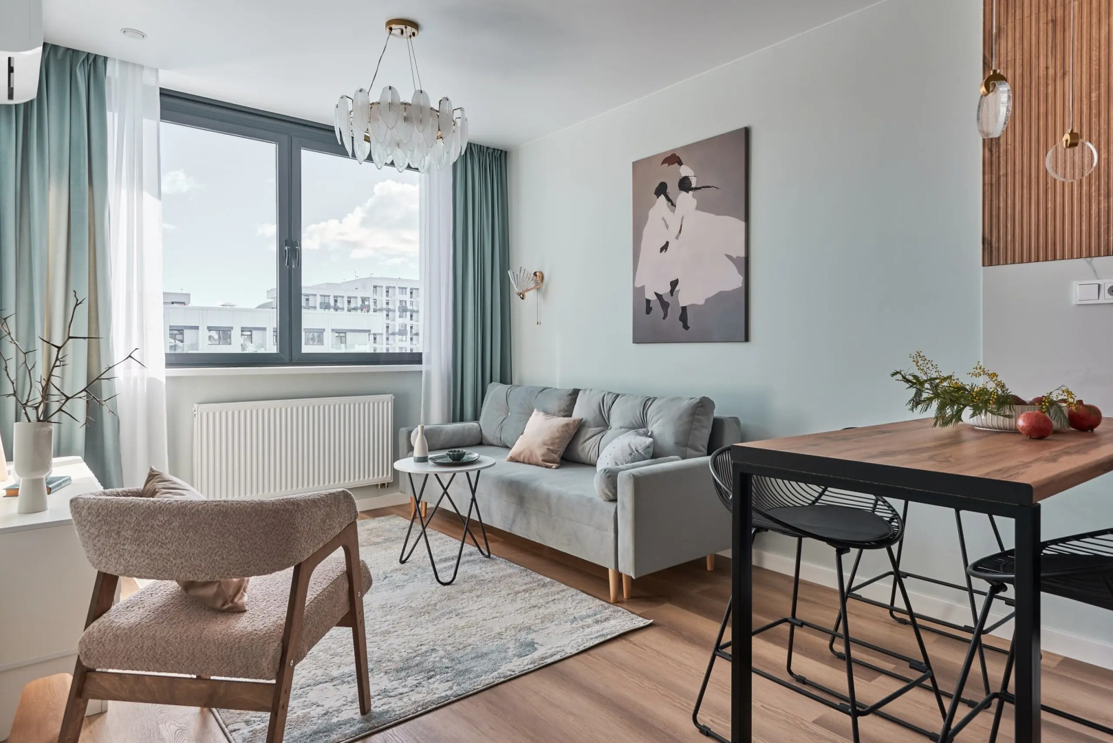 Квартира ЖИВИТЕ У МОРЯ Уютная Евродвушка в премиальном ЖК. Вид на море и горы