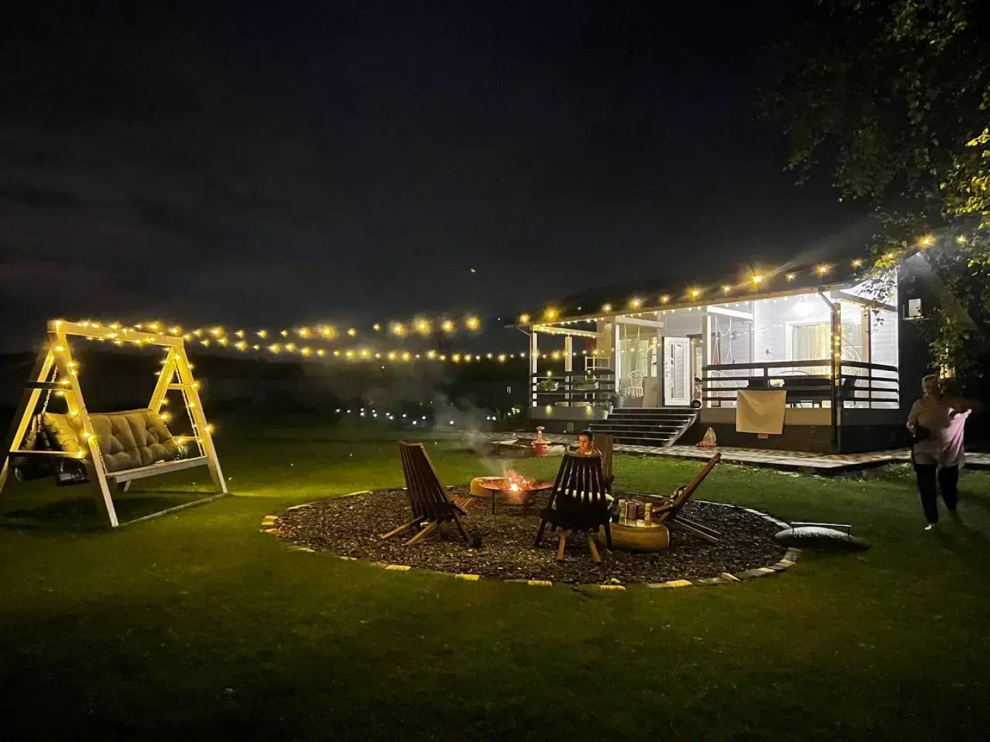 Частный дом Дом с березками