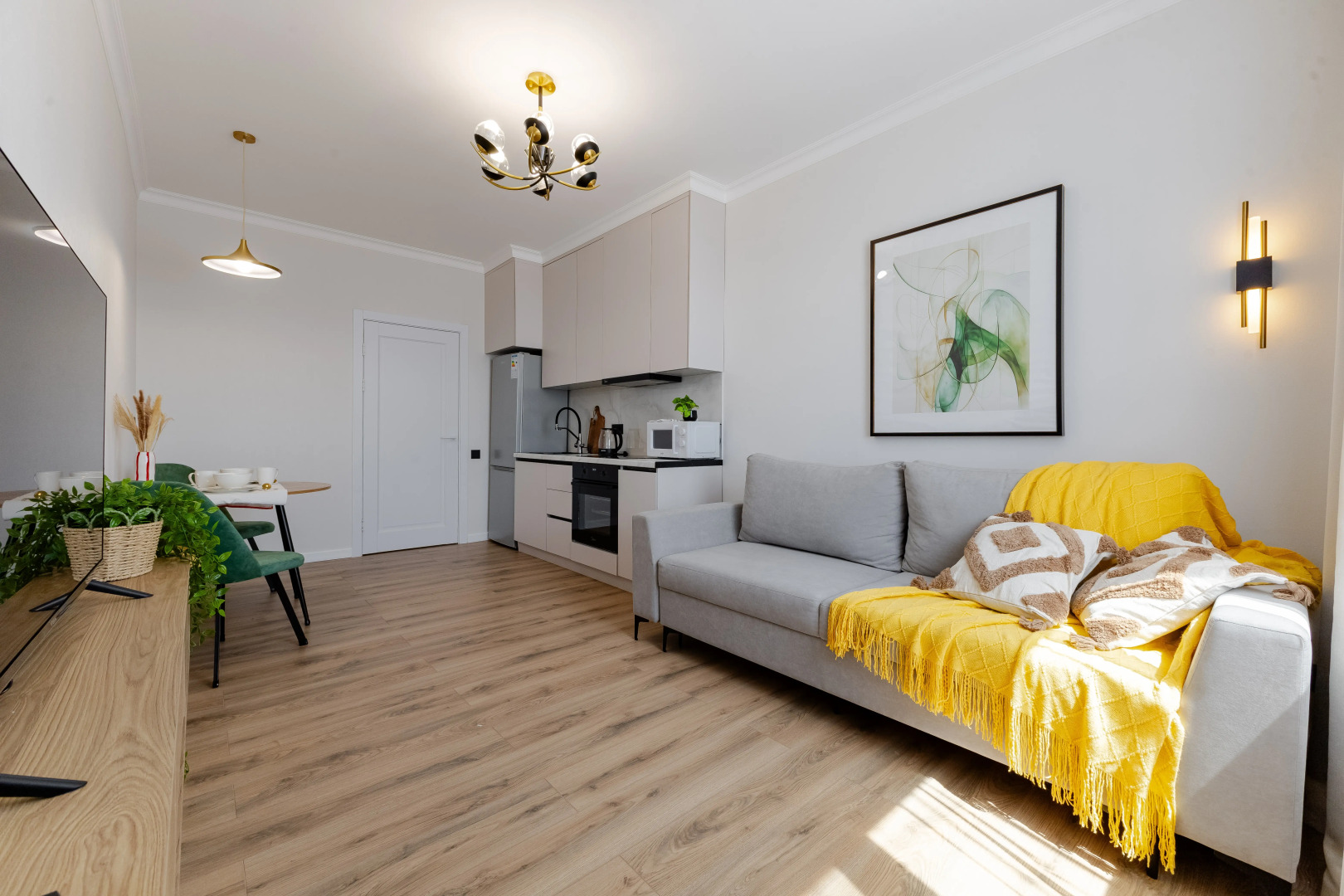 Квартира Oasis на левом берегу новый ремонт