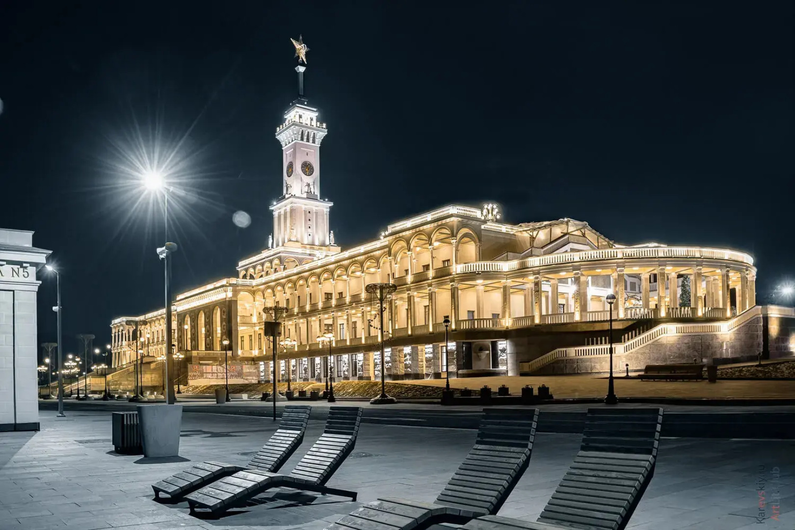 Апартаменты Причал 45 с  Видом в Парк