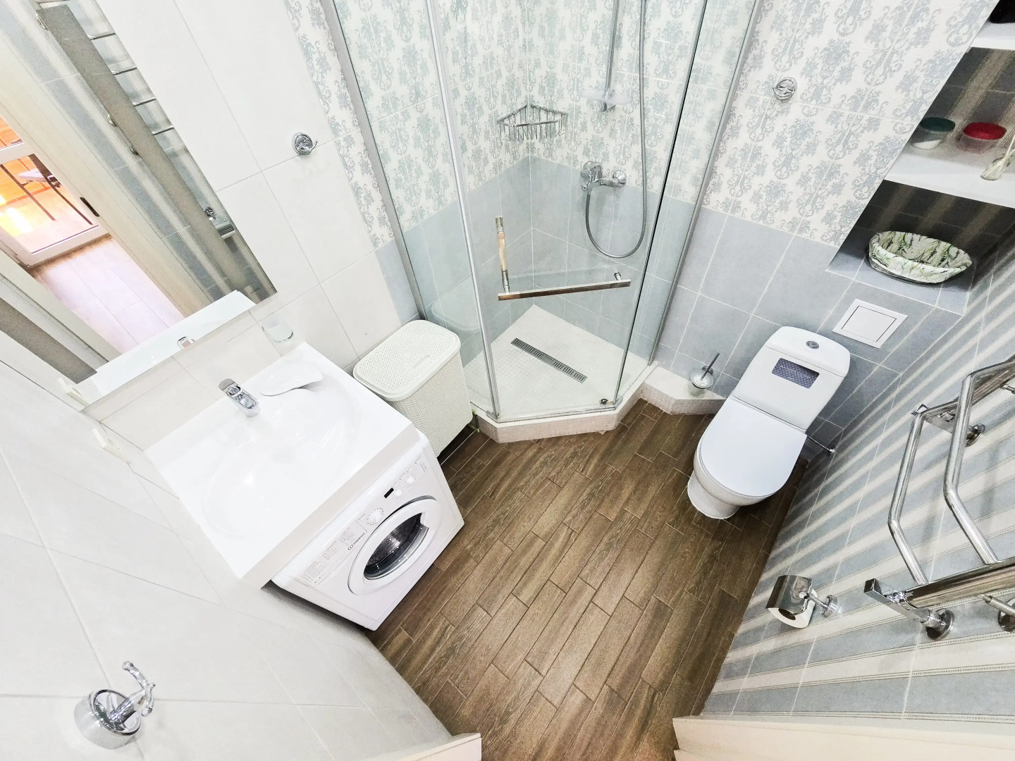 Квартира Студия на тихой улице с видом на лес