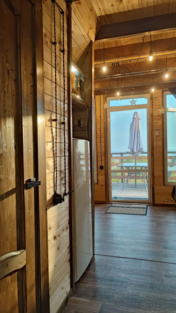 Шале A-Frame с Панорамным Видом на Волгу