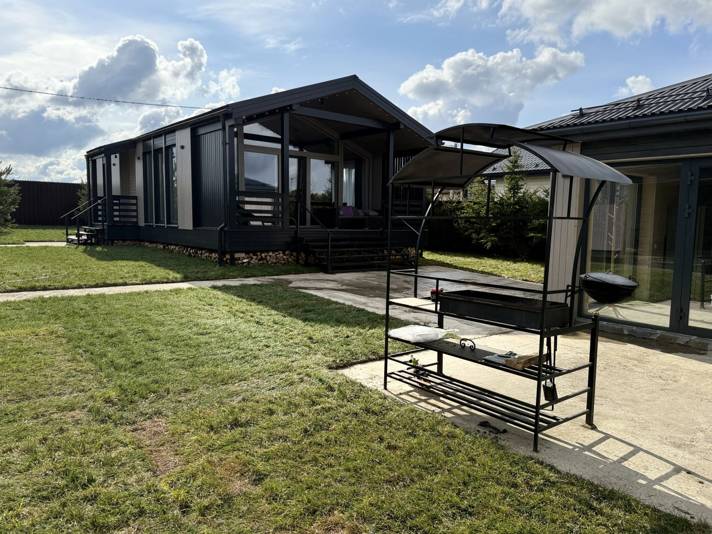 Частный дом Дом с баней, чаном и беседкой