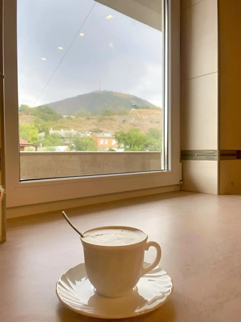 Квартира для большой семьи в курортной зоне Пятигорска с балконом и видом на гору Машук