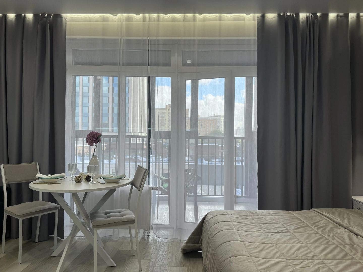 Квартира Atmosfera Sna в ЖК Облака 2 у Метро Октябрьская