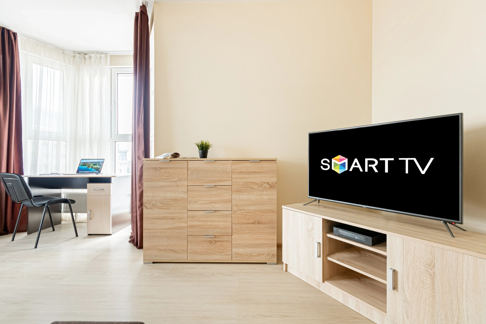 Апартаменты с видом с 70 метров, который сведет с ума  Панорамный балкон Lounge зона