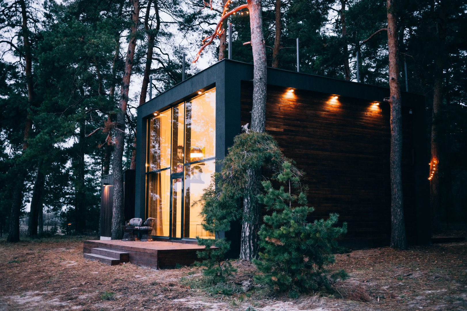 Глэмпинг Загородный дом с баней А-Пушкин