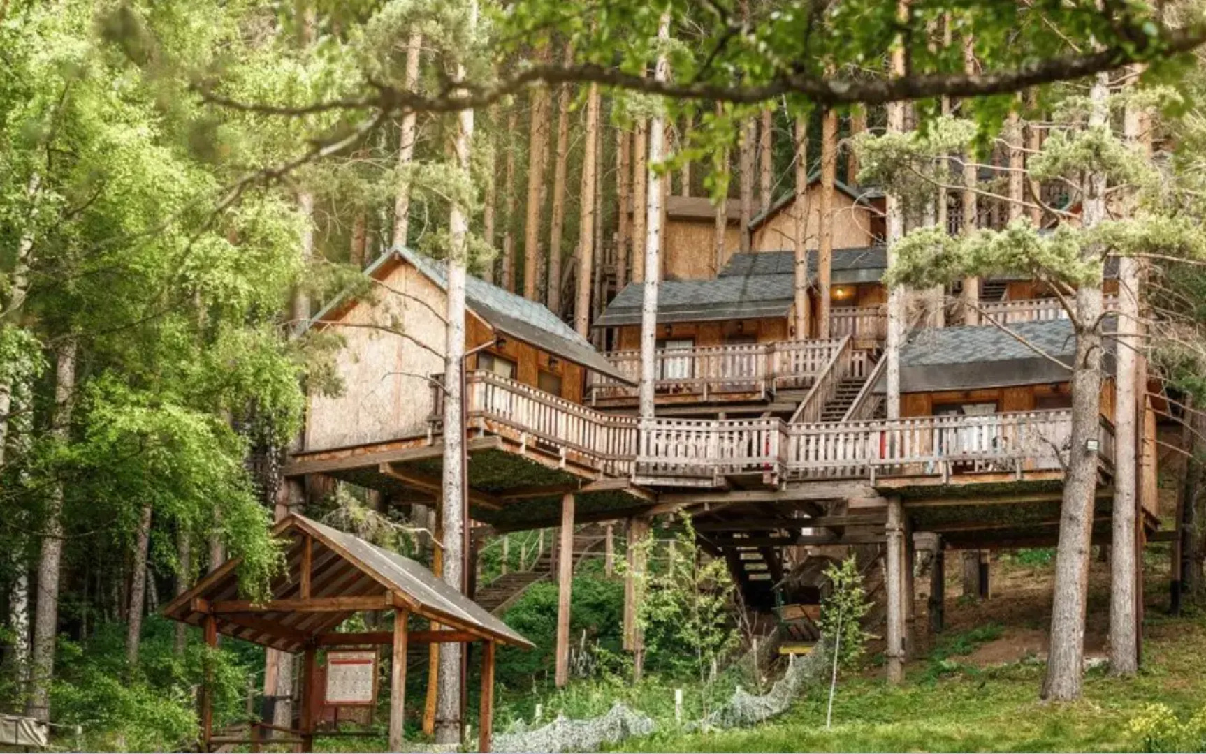 Курортный отель Этнодеревня Горный курорт  Oi-Qaragai