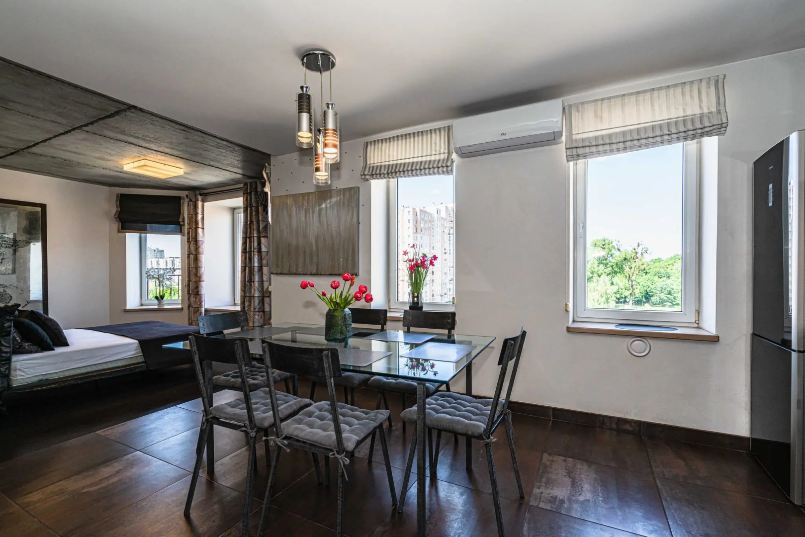 Апартаменты Crown39 - Gaidara 155 - 2к №76: 96 м2, 6 этаж из 8