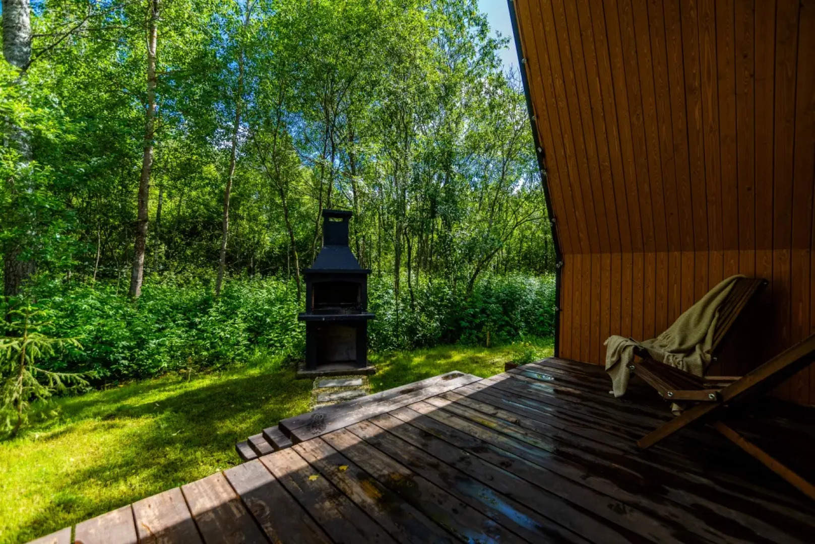 Частный Дом Афрейм с видом на лес №4