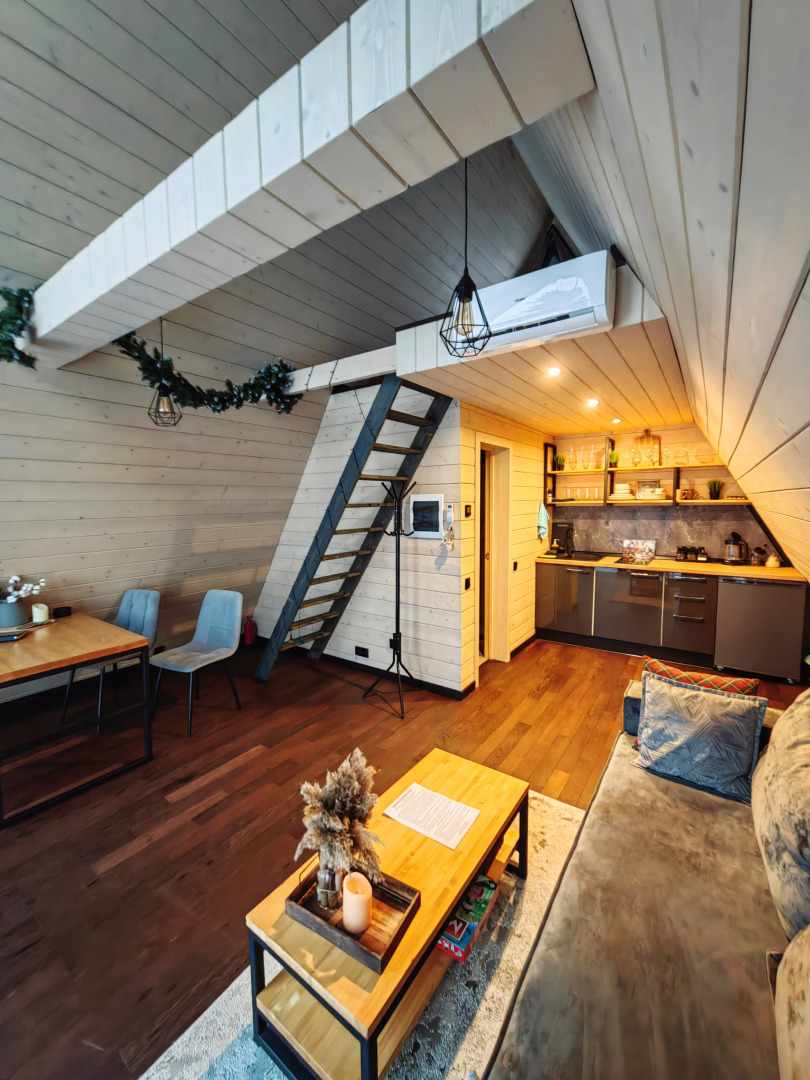 Частный дом A-frame На холме