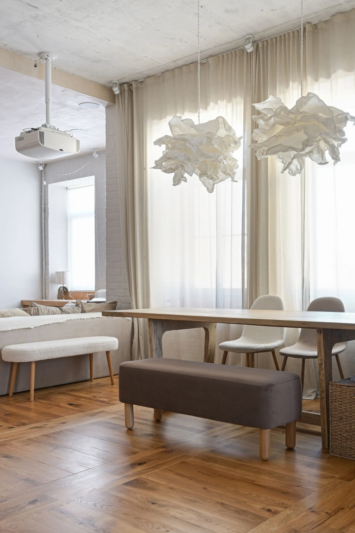 Квартира Просторные апартаменты с проектором LetYourFlat Sati