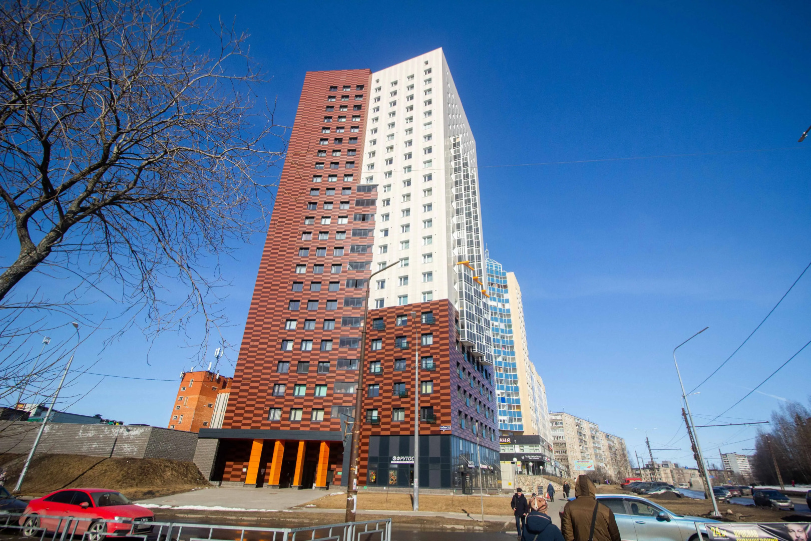 Квартира Olivinn в новом доме на 10 этаже