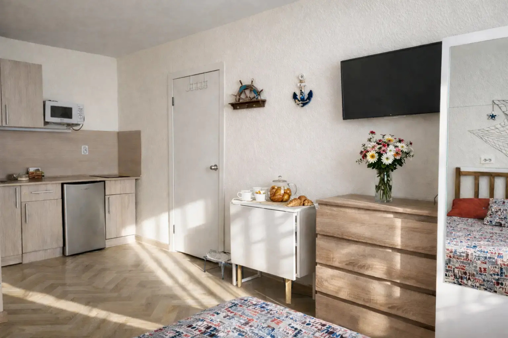 Апартаменты С видом на море и балконом