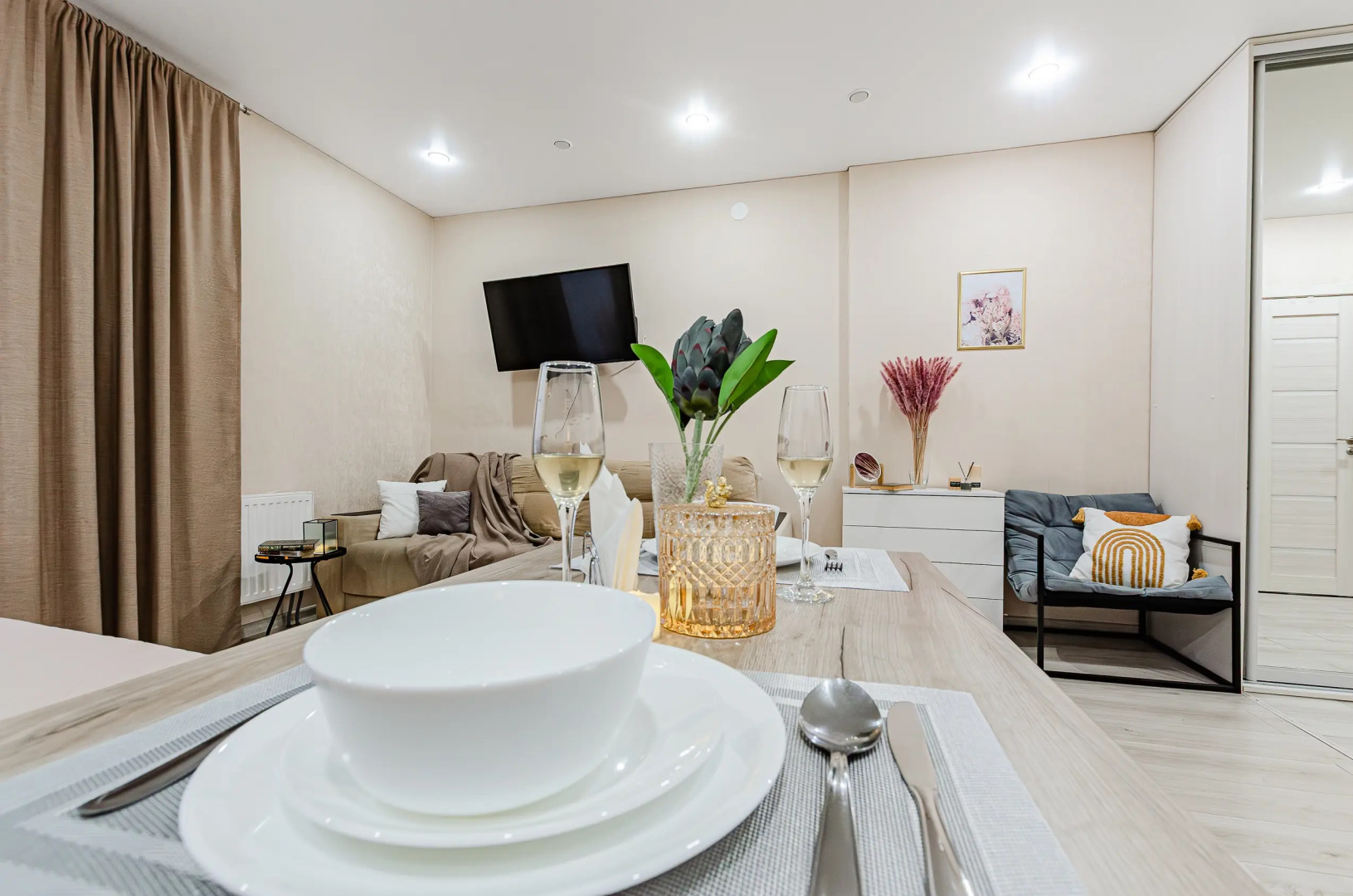 Квартира Уютная студия рядом с РКБ