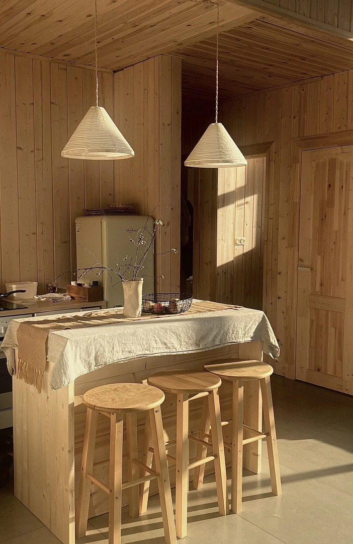 Частный дом Уютный просторный дом с панарамными окнами в березовой роще