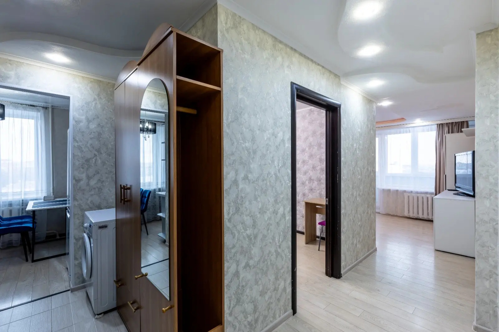 Квартира с видом на город и достопримечательности