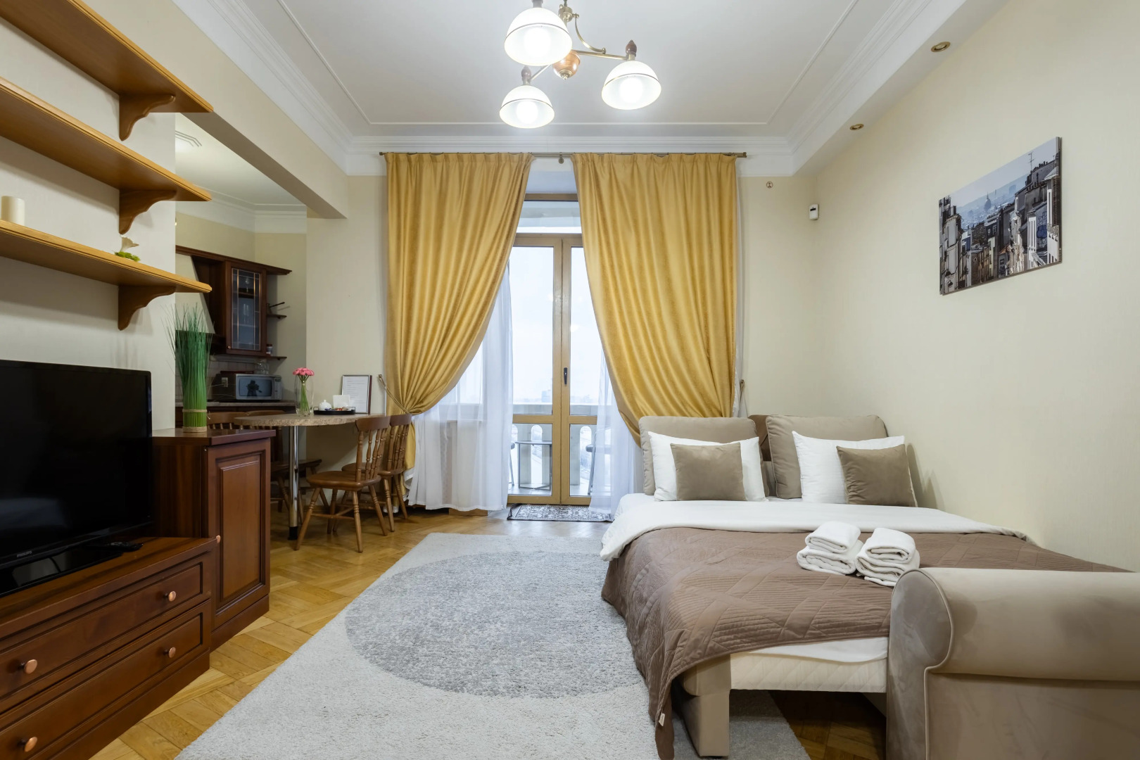 Улучшенные Апартаменты с гостиной  видом на реку