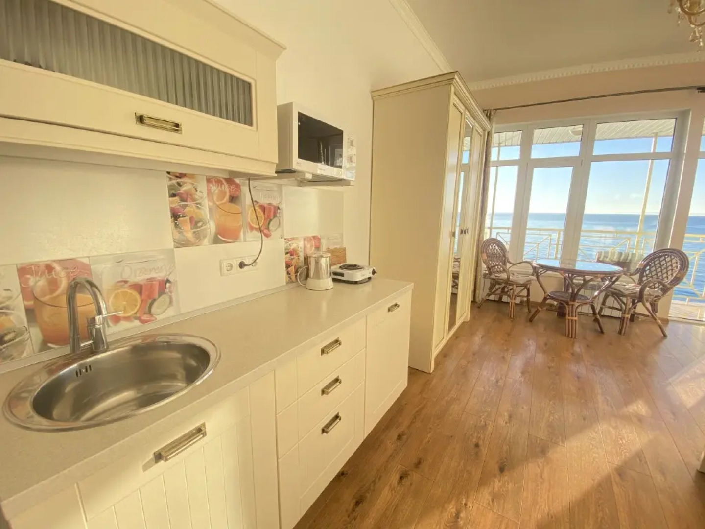 Квартира Двухместная премьер с видом на море и балконом 4ж