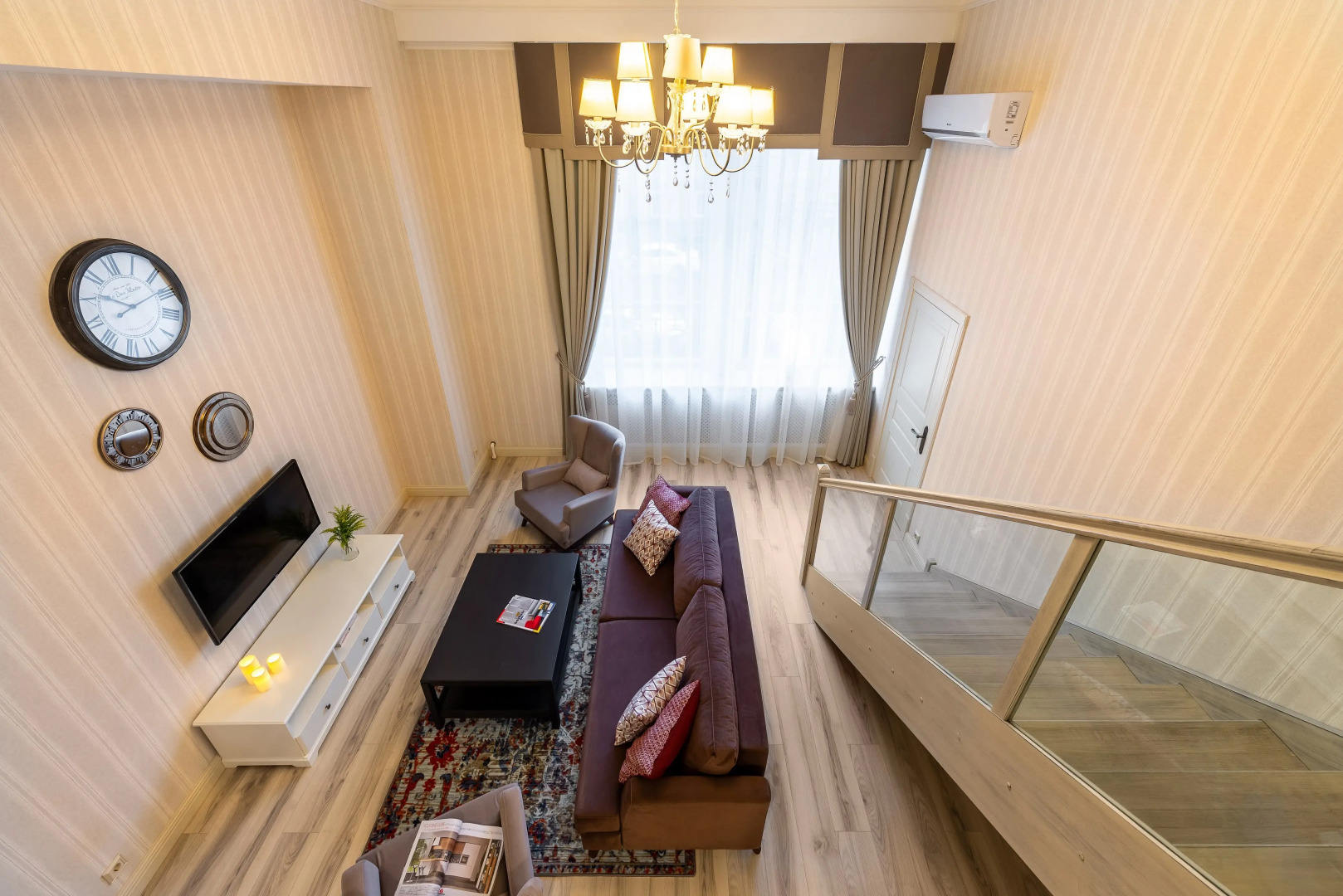 Апартаменты D на Чайковского с двумя спальнями №3