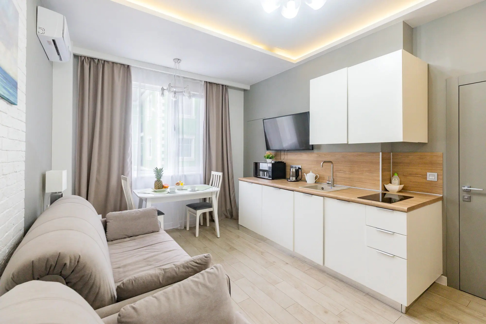 Апартаменты Уютная 2х Комнатная Квартира Green Studio 2 у Моря