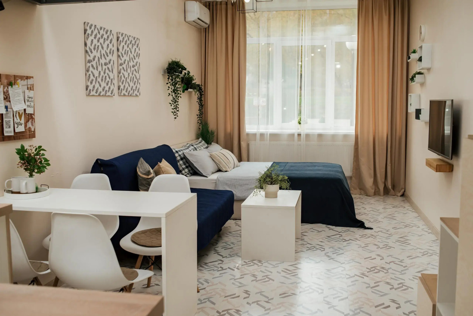 Квартира студия двухуровневая