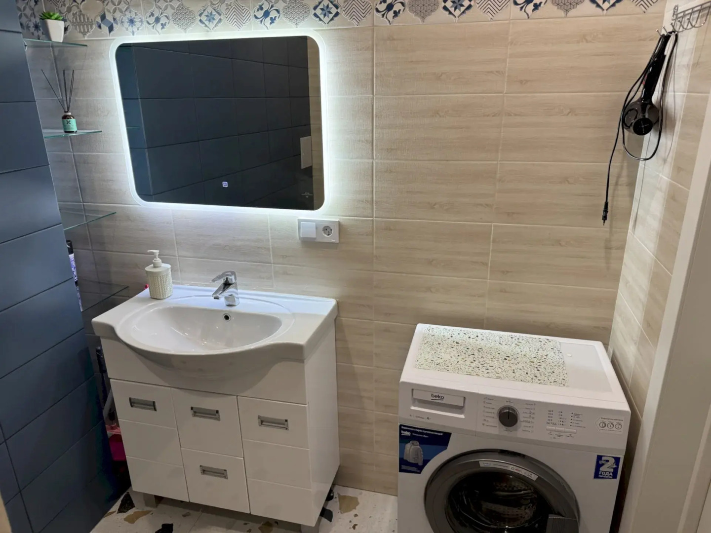 Квартира 488 1-к с видом на море и горы с балконом