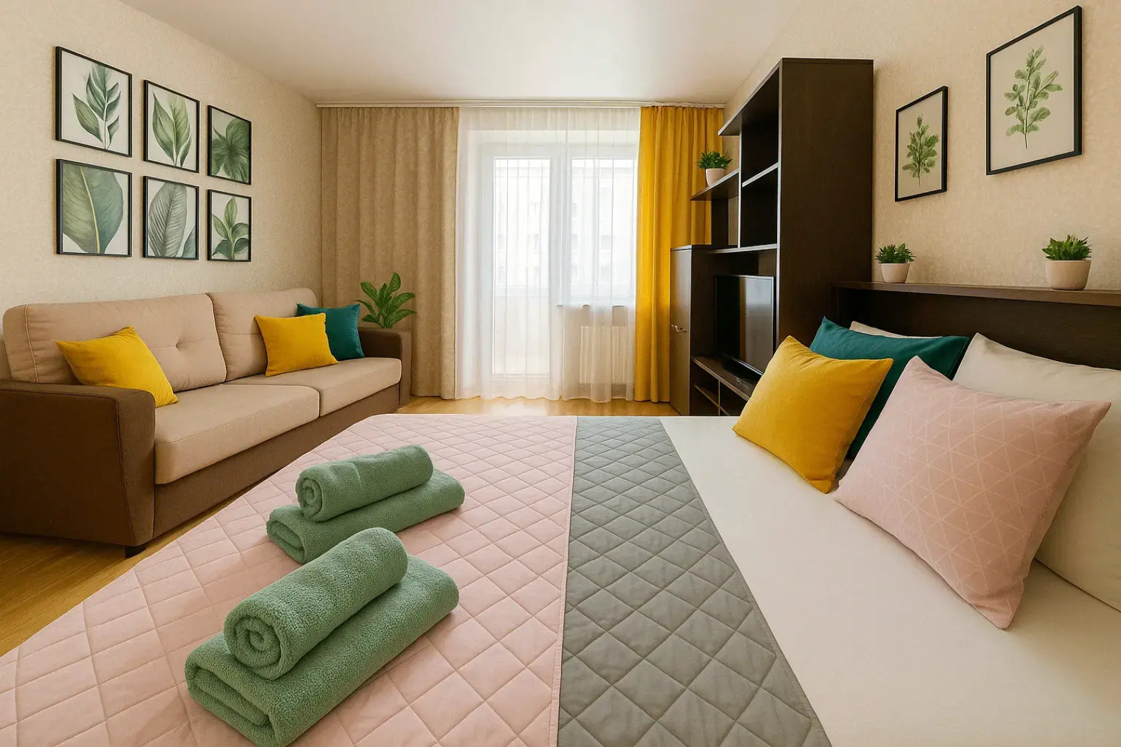 Квартира в центре города уютная