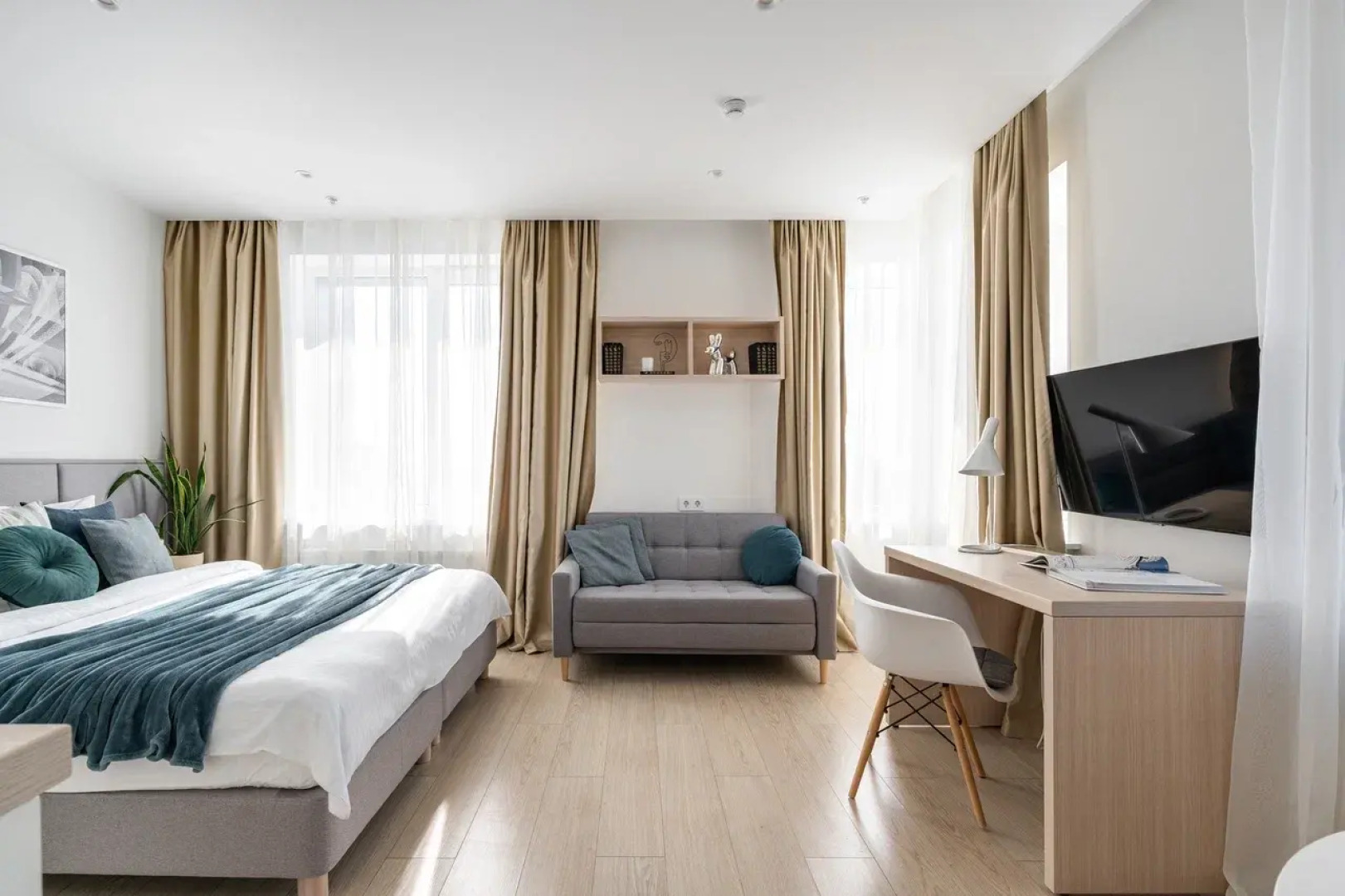 Апартаменты Family Apartment с панорамным видом на город