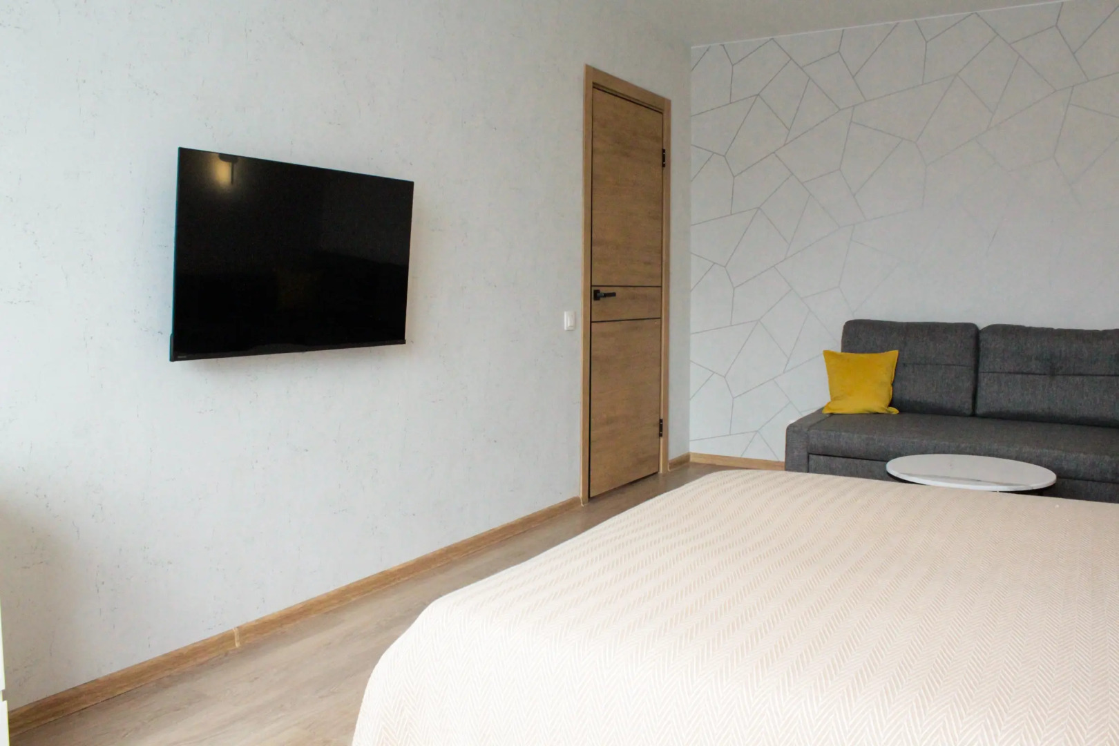 Апартаменты Однокомнатная светлая квартира